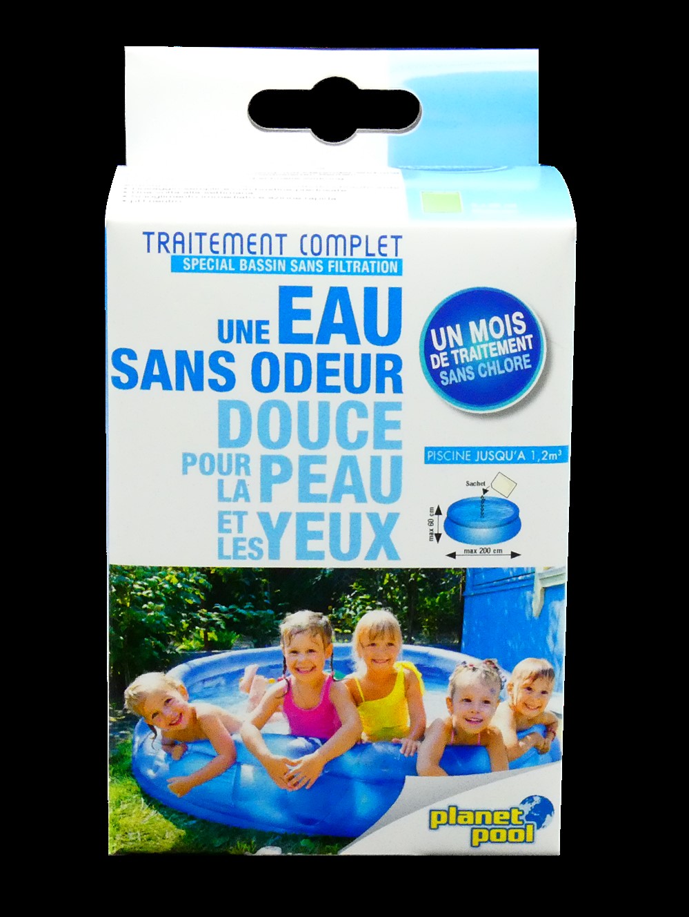 Kit de traitement sans chlore pour piscinette sans filtration - PLANET POOL